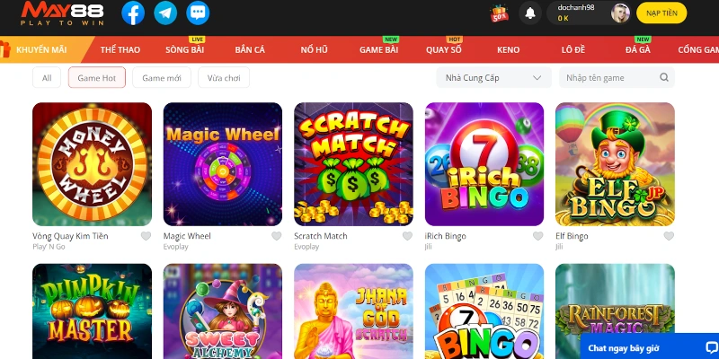 Những trò chơi phổ biến bạn có thể tham gia để tích lũy thưởng